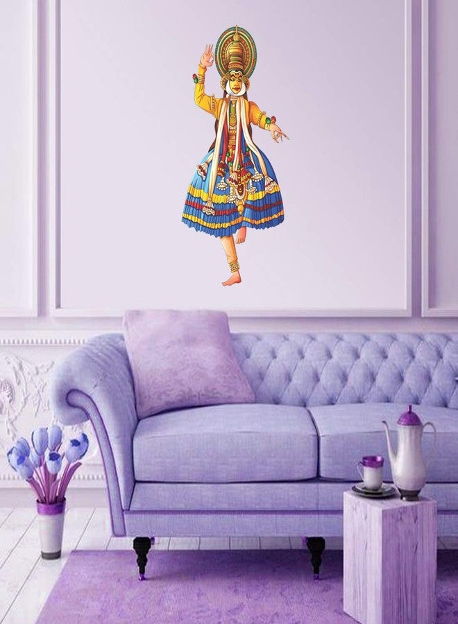 Rangoli ملصق حائط عصري من الفينيل بتصميم رانجولي، مقاس 1.96 × 20.86 × 1.96 بوصة، متعدد الألوان (رقم الموديل: Modern Art449) - Image 4