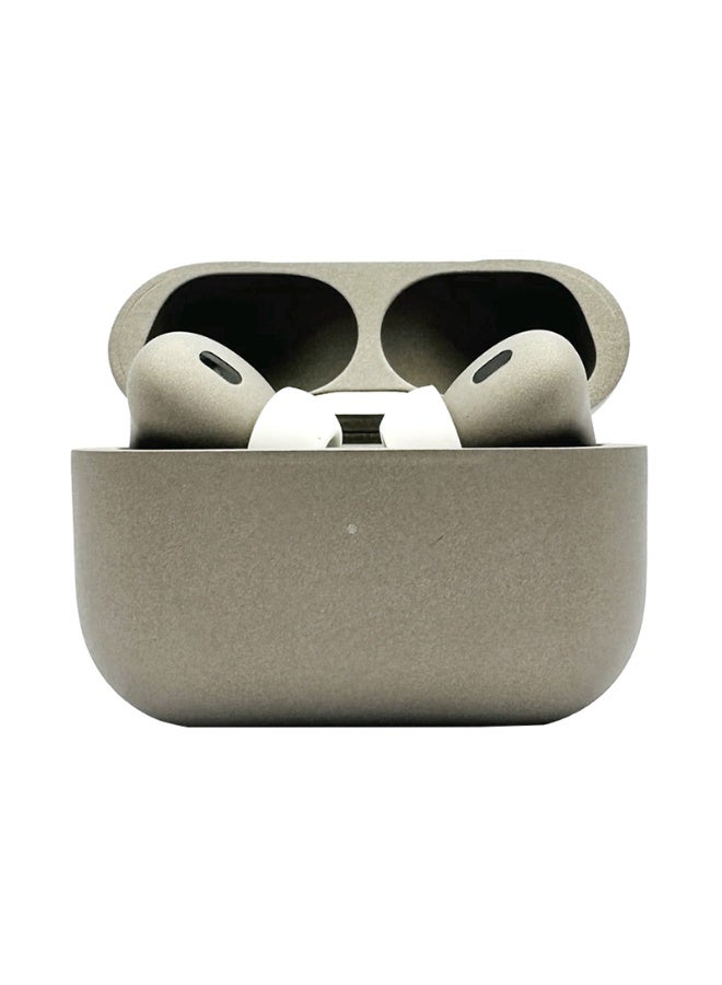 Craft Merlin Craft Customized Apple AirPods Pro 3 Noise Cancelling Earbuds – Natural Titanium 15 Bold - Image 1