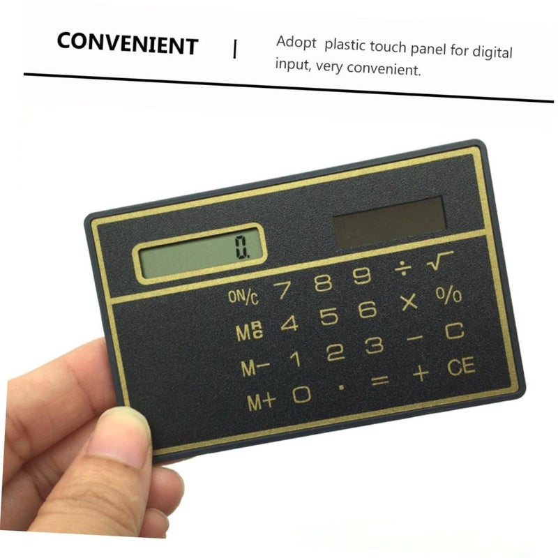 Solar Power Mini Calculator Ultra Thin Portable for Students Office School Supplies - Image 3