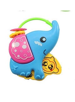 Storio Storio Rubber 5 Pcs Lovely Colourful Rattle Toys For Toddler Based On Theme Of Jungle Animals For New Borns Baby/Toddler/Infant/Child-Pack Of 5,Multicolor  - Image 2