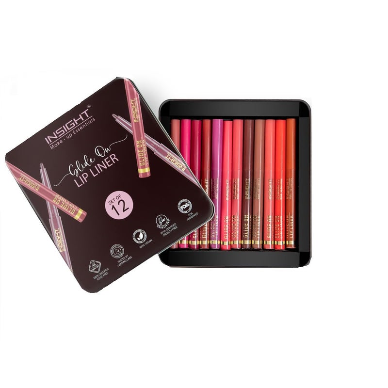 Insight Insight Cosmetics Glide On Lip Liner Set Of 12 - Image 1