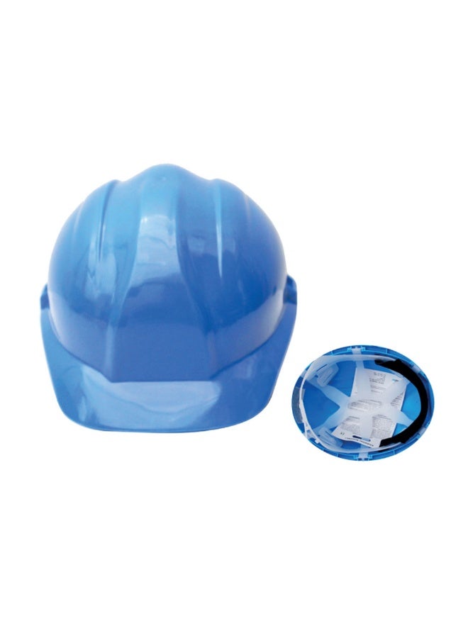 Vaultex VH Non-Vented Safety Helmet,6 Points Pin Lock Plastic Suspension With Foam Sweat Band, Blue  - Image 2