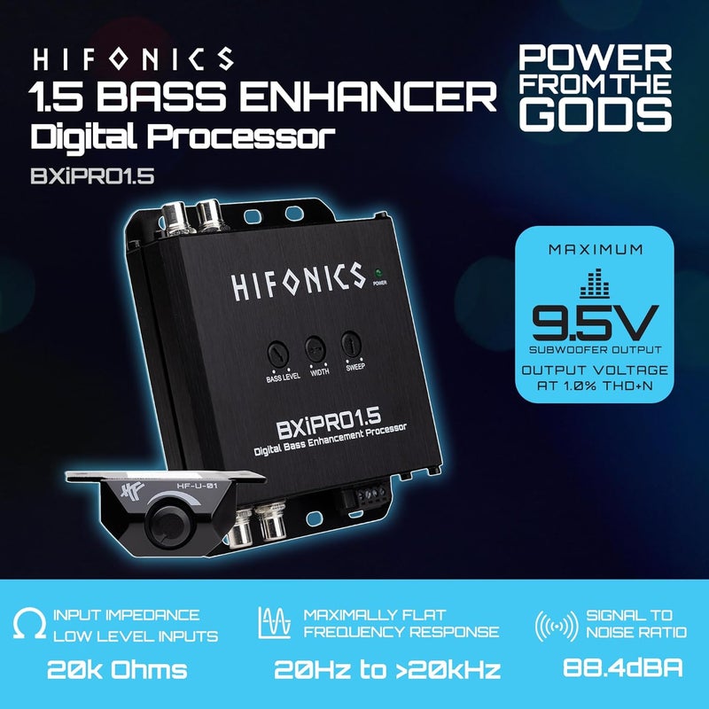 Hifonics Zeus BXiPRO1.5 Digital Bass Enhancement Processor - Image 2