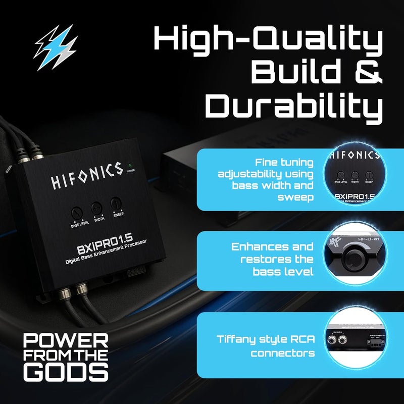 Hifonics Zeus BXiPRO1.5 Digital Bass Enhancement Processor - Image 3