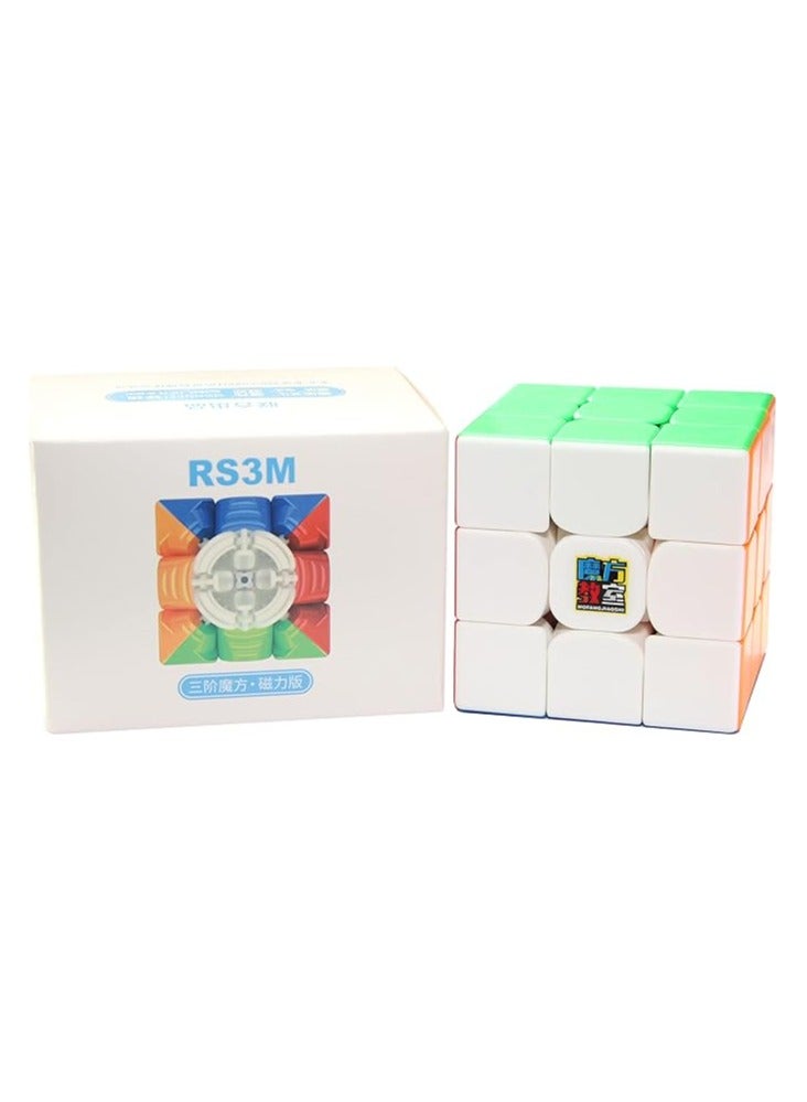 CuberSpeed 2020 3x3 Speed Cube stickerless, Moyu RS3M 2020 Mofang Jiaoshi MF3RS3 M Cube - Image 1
