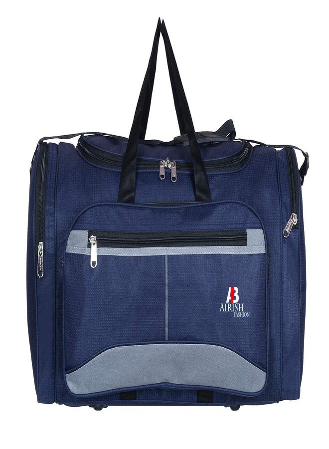 Airish polyester 25 cms Duffle Bag(ARU-13_Blue) - Image 1