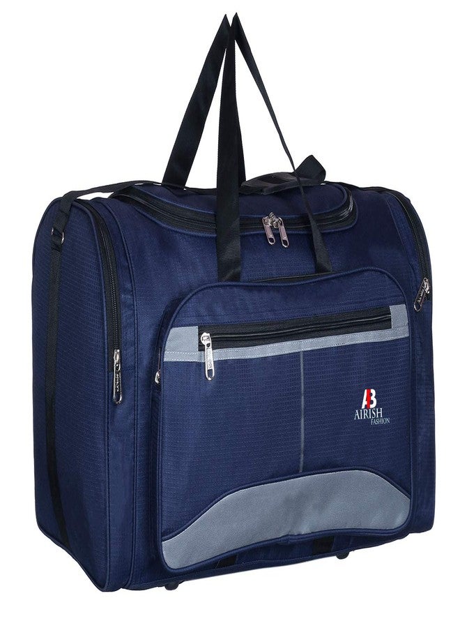 Airish polyester 25 cms Duffle Bag(ARU-13_Blue) - Image 2