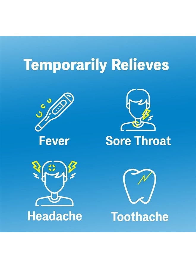 Advil أدفيل للأطفال مسكن للألم وخافض للحرارة، إيبوبروفين للأطفال لتخفيف الألم، إيبوبروفين سائل للأطفال، بنكهة الفاكهة - 4 أونصة سائلة - Image 3