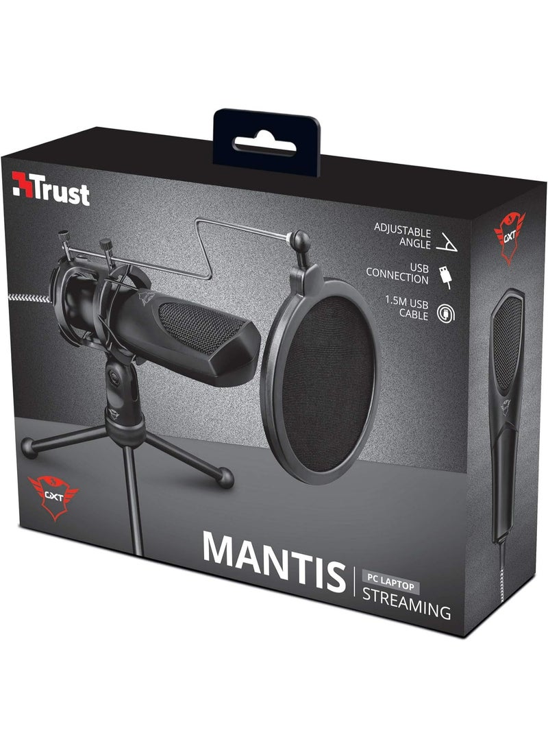 Trust High-Quality Trust Mantis Streaming Microphone with Pop Filter - Image 1