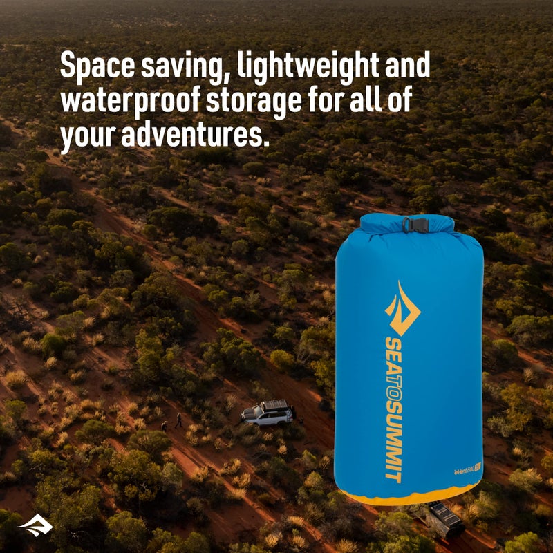 Sea to Summit eVac Dry Bag, Roll-Top Compression Sack, 8 Liter, Beluga Grey - Image 2