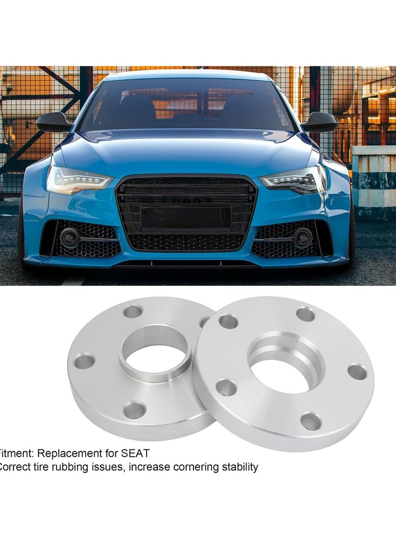 GGOOT Wheel Spacers Bolts Kit Fit for SEAT, 20mm Hub Centric Wheel Spacers With Extension Bolts CNC Aluminum Replacement  - Image 2