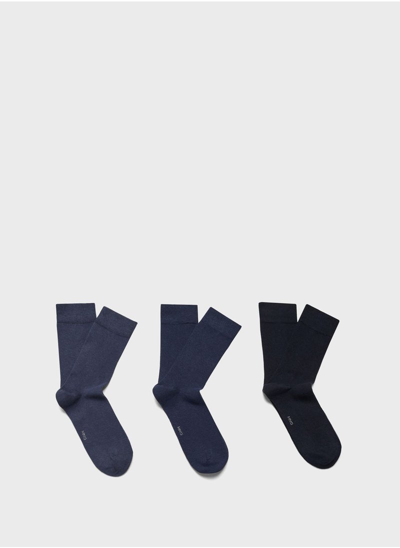Mango Man - 3 Pack Assorted Socks - Image 1