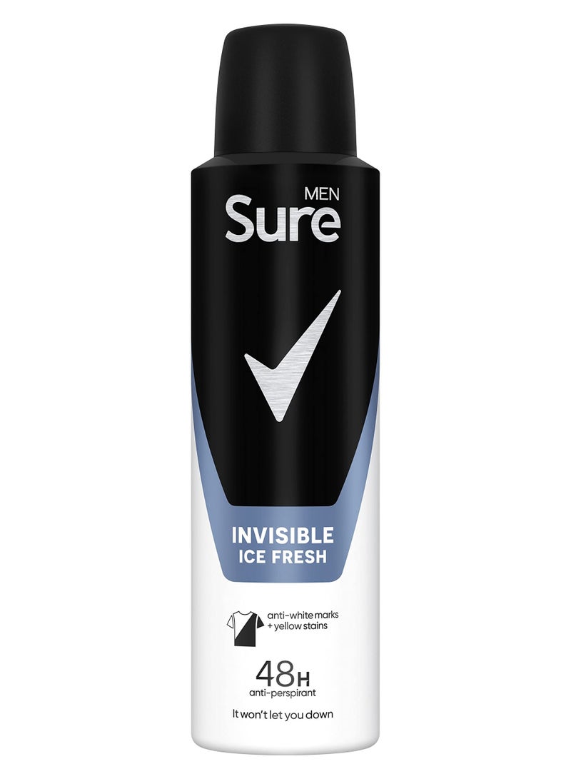Sure Invisible Ice Fresh Anti-Perspirant Deodorant Spray,150ml - Image 1
