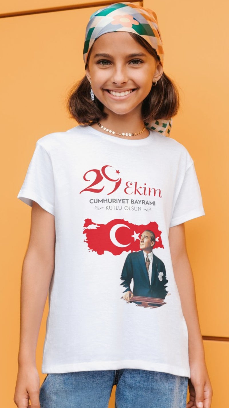 Alpşan Ticaret Republic Day 29 October T-Shirt 101st Year T-Shirt Atatürk T-Shirt  - Image 2