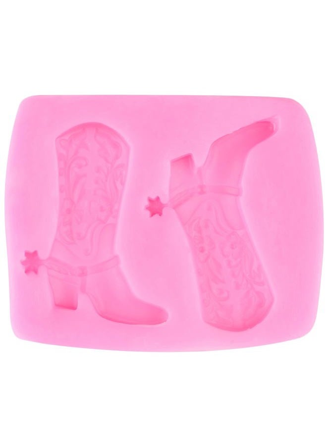 YIHUOMOLDS Cowboy Boots Silicone Fondant Mold For Cake Decorating Cupcake Topper Candy Chocolate Gum Paste Polymer Clay Set Of 1 - Image 5