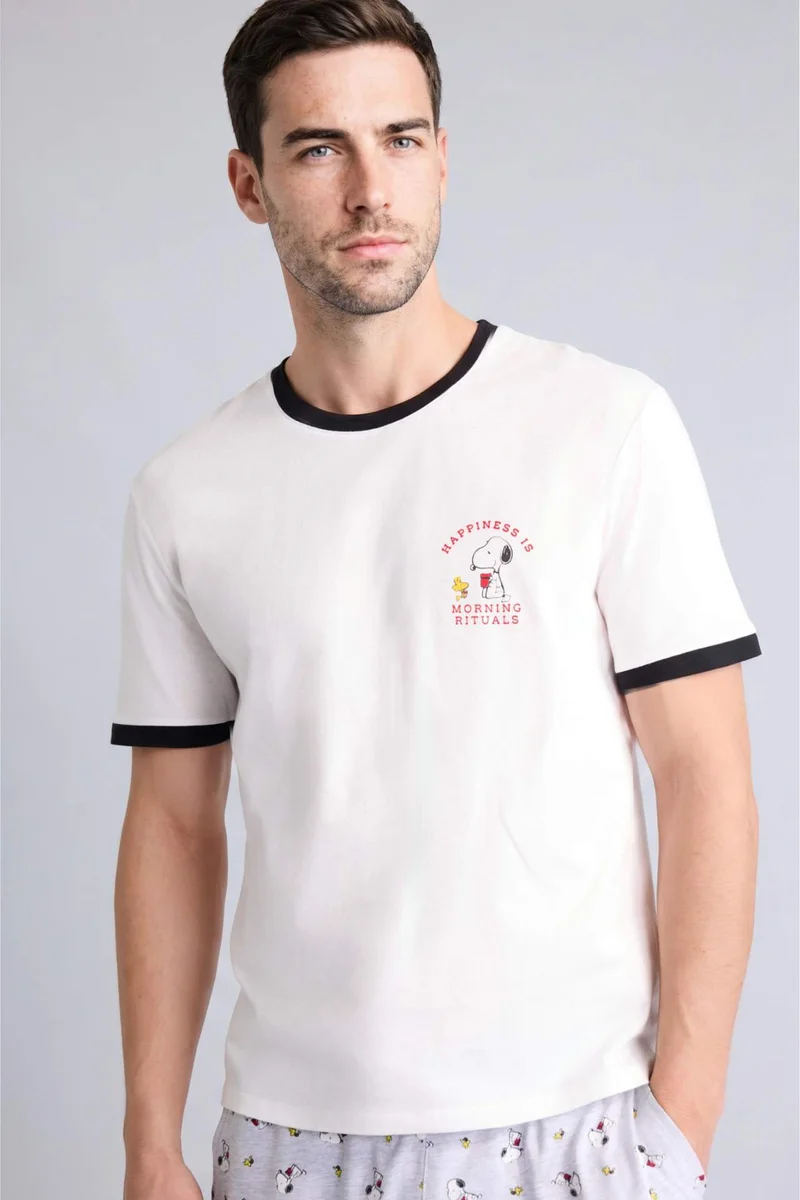ديفاكتو 2 piece New Regular Fit Snoopy Licensed Set
