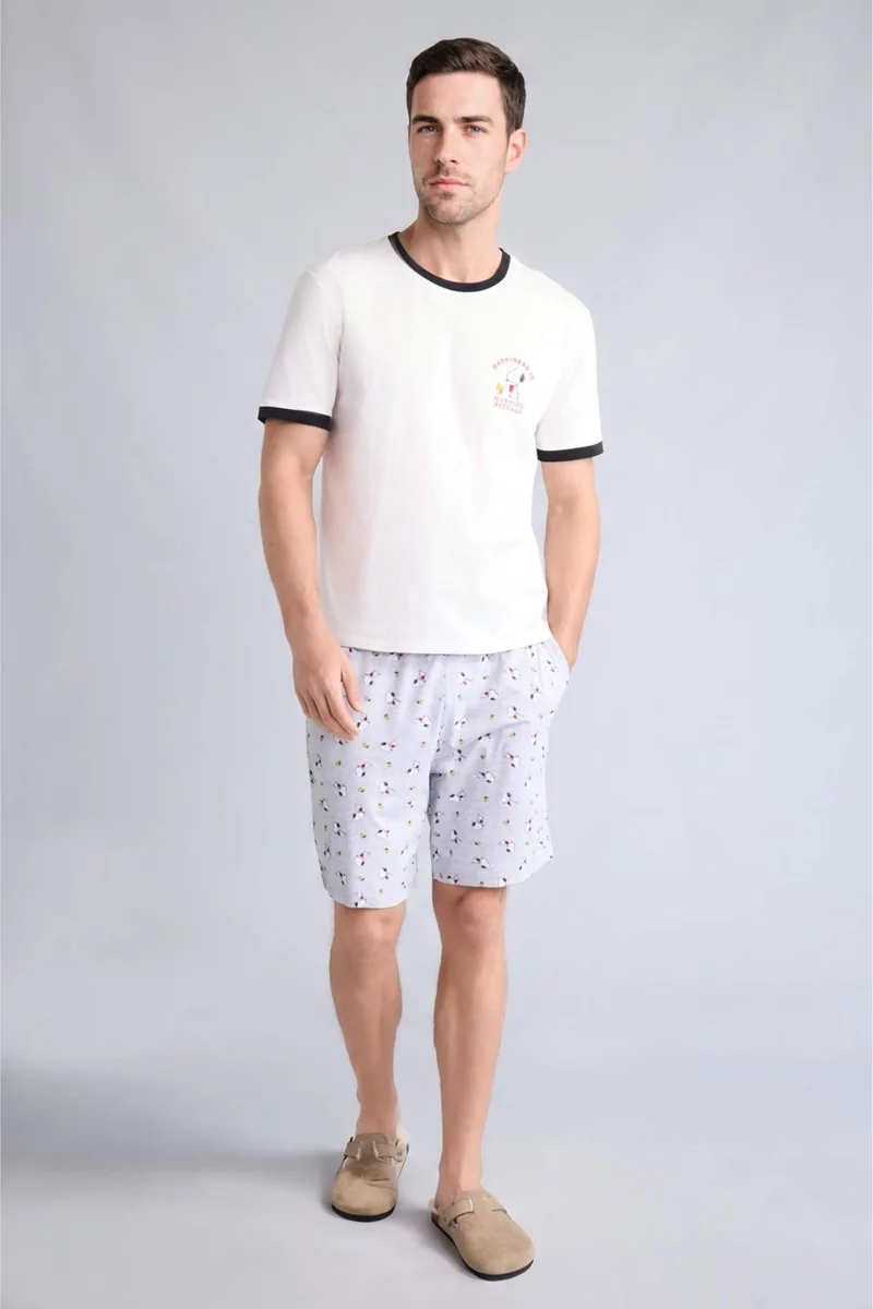 ديفاكتو 2 piece New Regular Fit Snoopy Licensed Set
