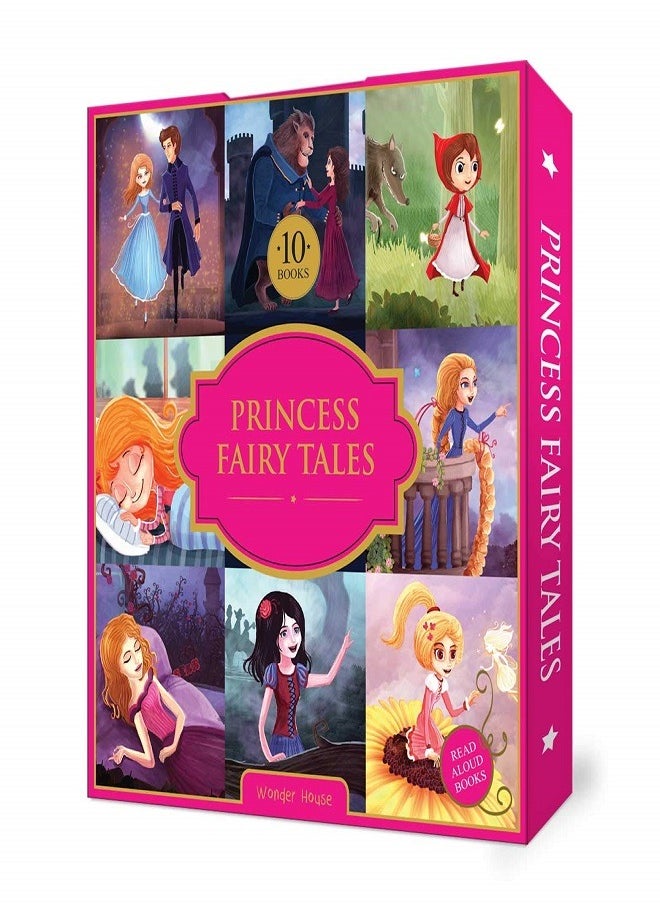 وندر هاوس بوكس Princess Fairy Tales Boxset: A Set of 10 Classic Children Fairy Tales (Abridged and Retold) 