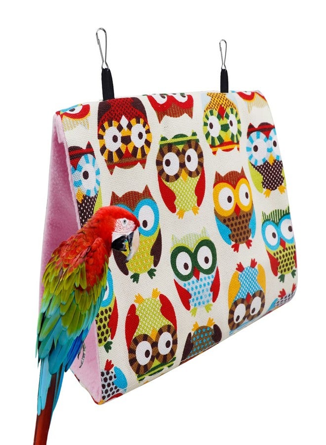 YOLUFER Bird Nest House Bed Parrot Habitat Cave Hanging Tent Weight-Bearing Parrot Hut House for Parrots Budgies Parakeet (Middle) - Image 1