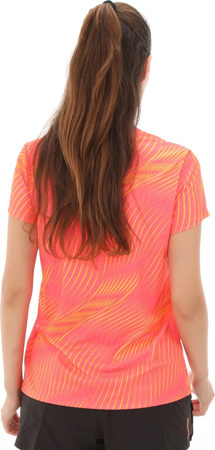 بوما P524230 Run Favorite Aop Tee W Women's T-Shirt Orange