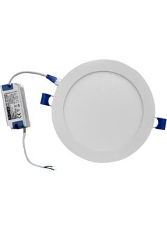 ACK 9W White 4000K Recessed Round LED Panel 