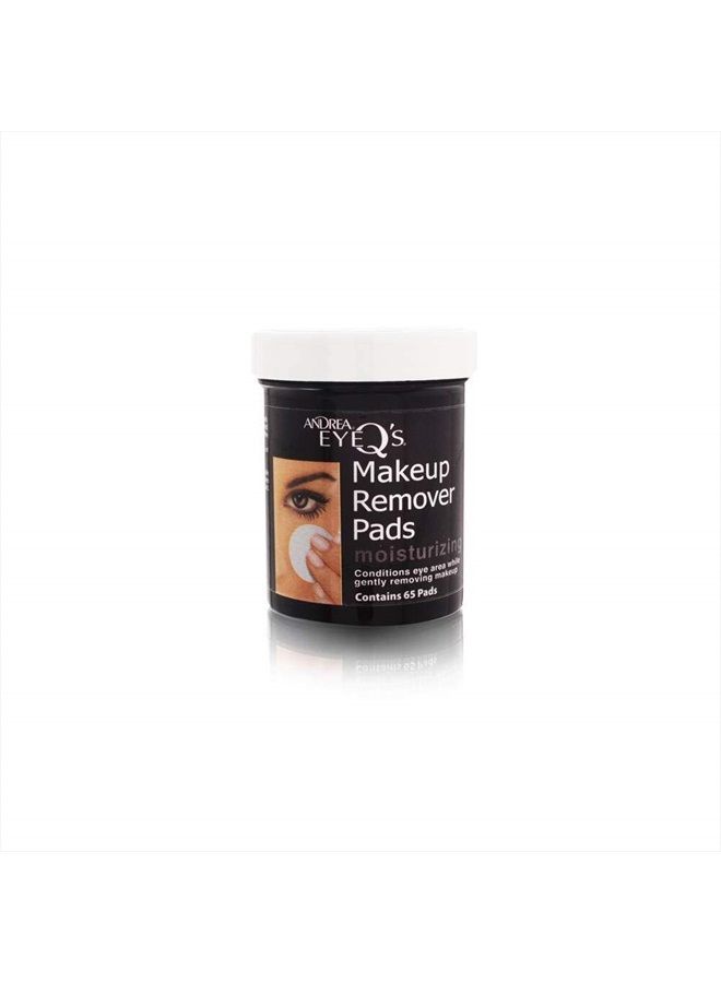 Andrea Eye Q's Eye Make Up Remover, Eye Q's Moisturizing, 65 pads