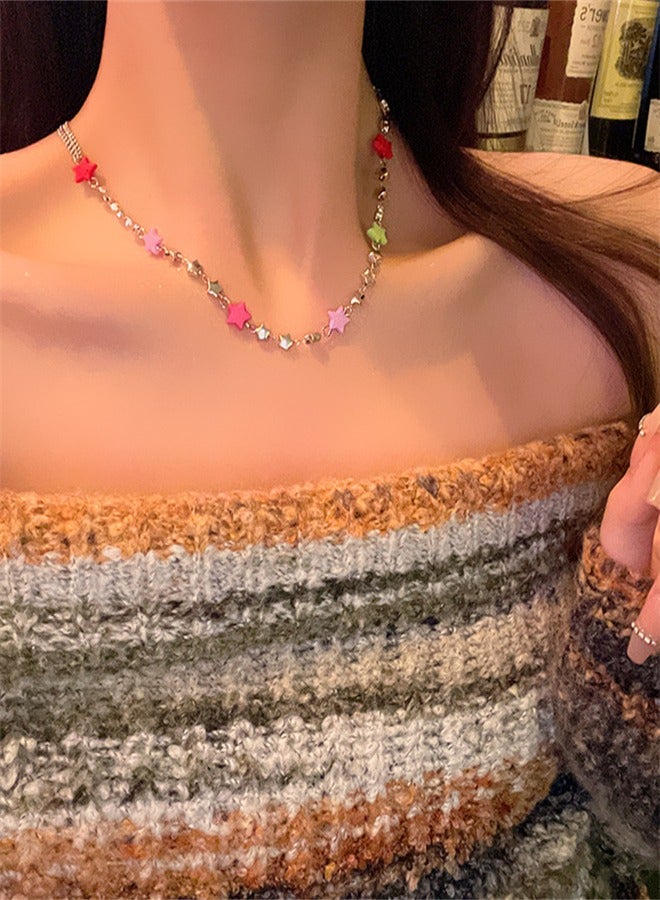 Colorful Star Necklace - Image 2
