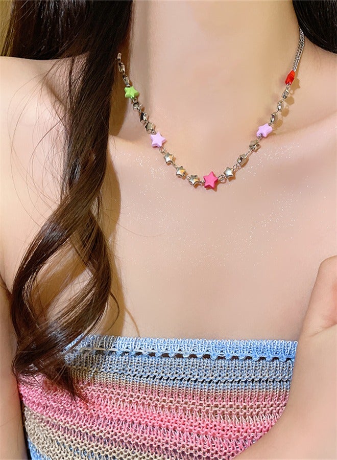 Colorful Star Necklace - Image 4