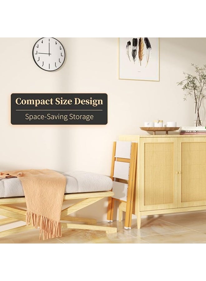 سلم منزلي 3 درجات متين و آمن و قابل للطي وسهل التخزين - Image 3