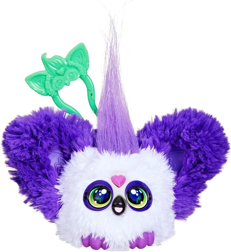 Furby Furblets Bam-Boo Mini Friend, Electronic Plush Toys for Girls & Boys 6+, Panda, Black & White, Speaks Furbish & Plays Music, Series 4 - Image 1
