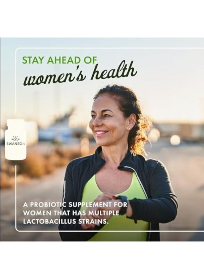 SWANSON FemFlora, Probiotic For Women, 9.8 billion CFU, 60 Vegan Capsules - Image 4