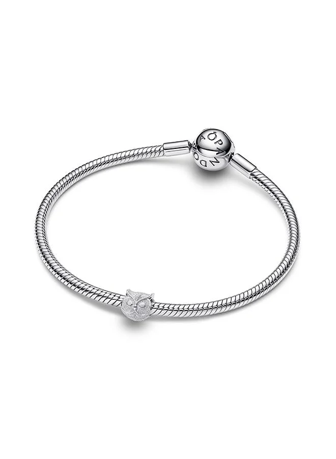 PANDORA  Textured Owl Mini Charm for Women | Best Price UAE