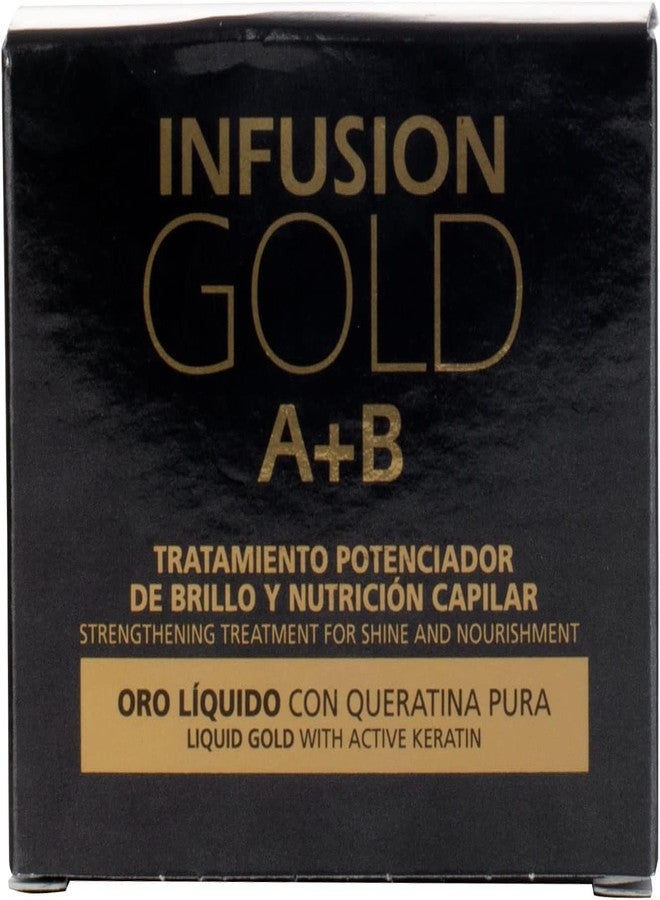 تاهي Tahe Infusion Gold Tratamiento Capilar Potenciador de Brillo y Nutrición con Oro Líquido y Queratina Pura، 2 × 10 مل - Image 2