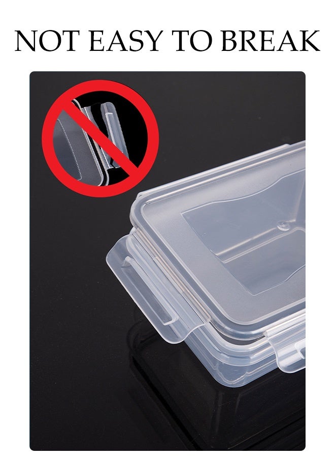 DUNISO 24Pcs Food Storage Containers Airtight Stackable Food Prep Containers Sets with Lids Lunch Containers Lunch Boxes with Snap-Lock Lids Microwave Freezer Safe Reusable Fridge Storage Boxes Microwave, Oven, Freezer and Dishwasher Safe - Image 5