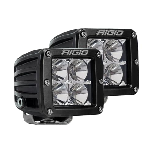 Rigid Industries مجموعة شعاع الفيض PRO من RIGID INDUSTRIES DSeries، 2 حزمة عالمية - Image 1