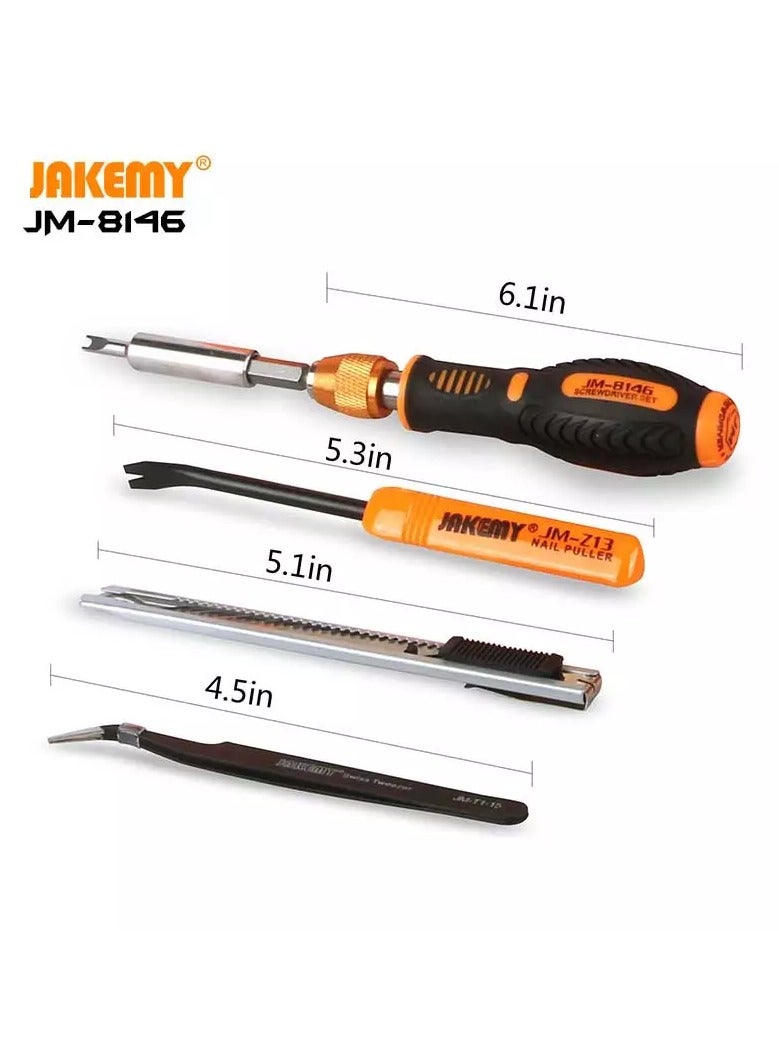 JAKEMY JAKEMY Home Maintenance Kit JM-8146 47-in-1 Multi-Purpose Self-Maintenance Tool  - Image 5