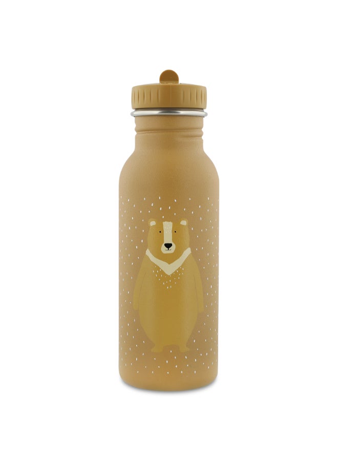 Trixie Stainless Steel Kids Water Bottle - 500ml - Mr. Bear