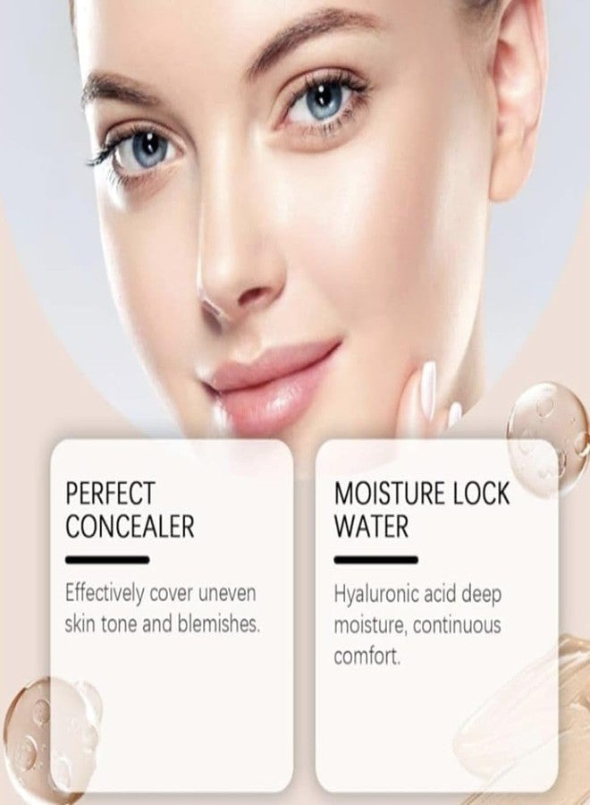 AEKINX 2 in 1 Foundation Stick - Full Coverage Concealer & Highlighter Makeup Stick, Lightweight, Long-Lasting, Waterproof Foundation for All Skin Types - Image 2