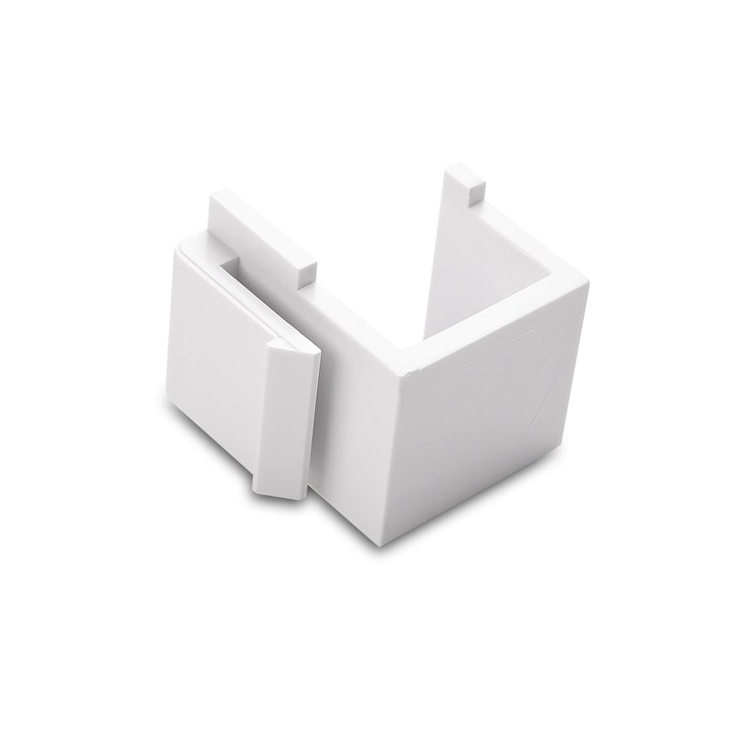 Cable Matters (20-Pack) Blank Keystone Jack Inserts in White - Image 3