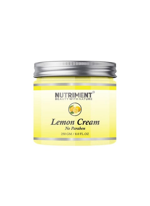Lemon Cream Soothes Face Boosts Collagen Increase Skin Elasticity No Paraben 250 Gm Face Creams Unisex (Pack Of 1)
