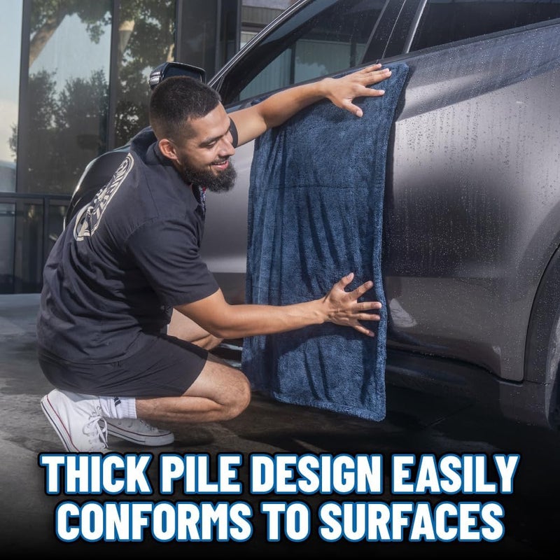 Chemical Guys منشفة تجفيف ميغالودون من كيميكل غايز مصنوعة من الألياف الدقيقة - Image 3