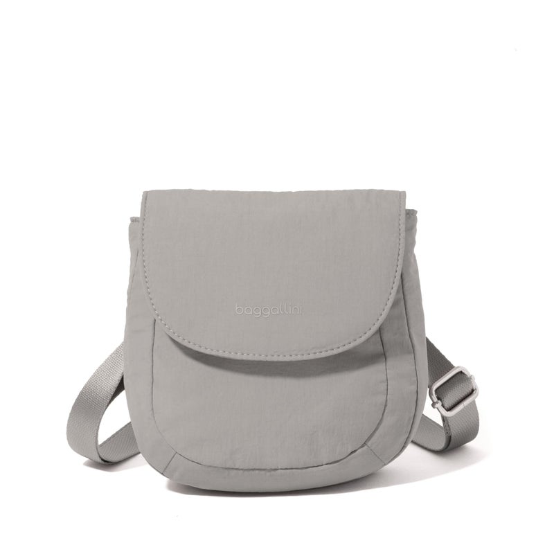 Baggallini Swift Flap Mini Crossbody - 6.3"x7" Lightweight Small Travel Purse with Crossbody Strap and RFID - Image 1