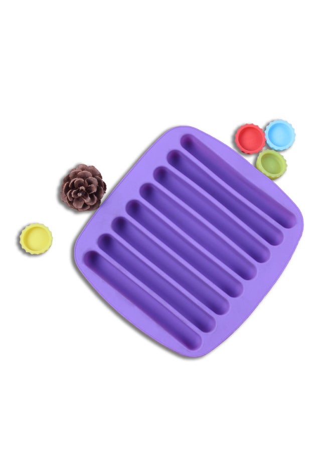 Customized Silicone Thickened Hot Dog Sausage Mold Baby Food Supplementary Egg Sausage Box Kitchen Homemade Diy Ham Sausage Mold-Specifications:18.2*17.2*2-Color:Custom Color - Image 5