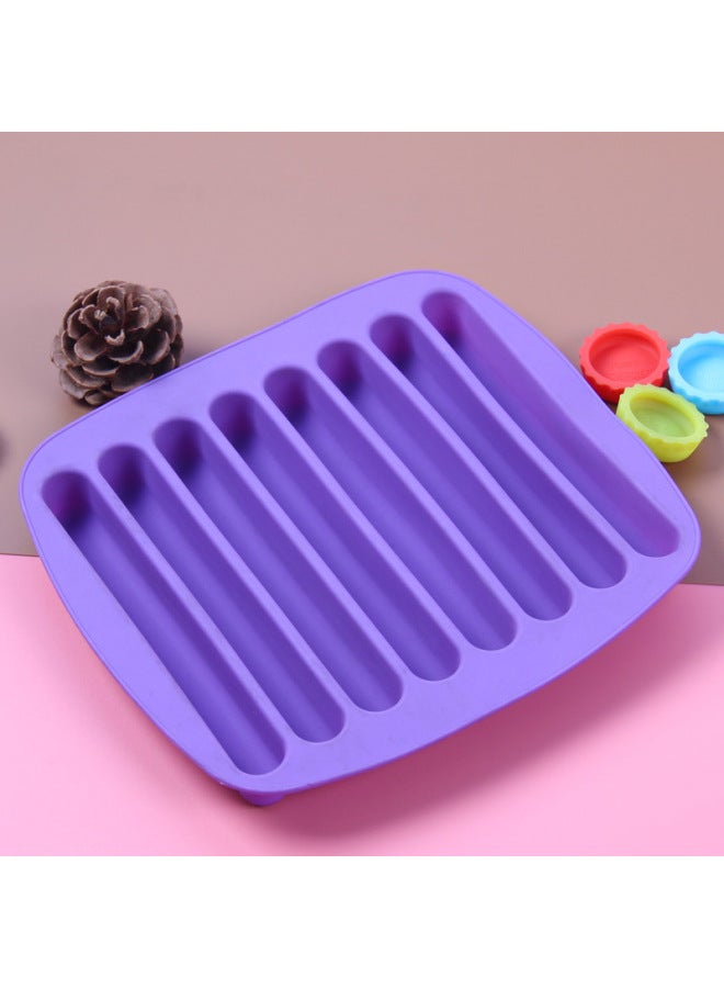 Customized Silicone Thickened Hot Dog Sausage Mold Baby Food Supplementary Egg Sausage Box Kitchen Homemade Diy Ham Sausage Mold-Specifications:18.2*17.2*2-Color:Custom Color - Image 1