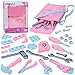 Magic4U Kids Tool Set with Tool Bag Tape Measure Toddler Tool Set Pretend Play Construction ToysIdeal Birthday for Kids Age 36 Years Old Pink - Image 2