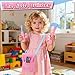 Magic4U Kids Tool Set with Tool Bag Tape Measure Toddler Tool Set Pretend Play Construction ToysIdeal Birthday for Kids Age 36 Years Old Pink - Image 4