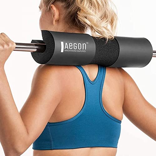 Aegon Barbell Pad | Thick Squat Foam Cushion | Weight Lifting Support for Neck Shoulder Back | Protective Pads for Smith Machine | Squats Hip Thrust Lunges - Image 1