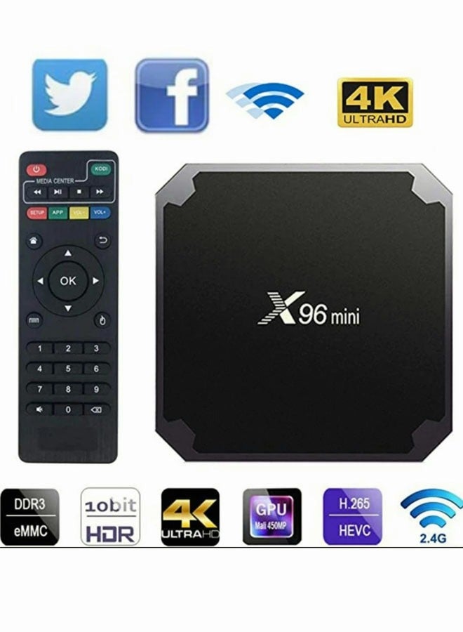 Beauenty X96mini Network Set-Top Box S905W 4K HD WiFi Android Smart TV box - Image 1