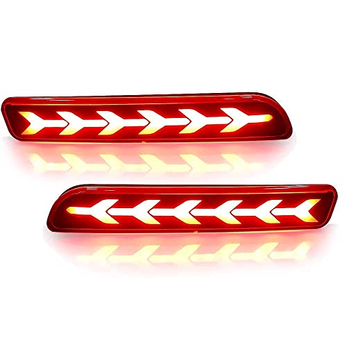 DETACHI Car Reflector Led Brake Light for Bumper Rear, Back and Red- Suitable Maruti Suzuki Ertiga- 2 Pcs With Maruti Suzuki Baleno Brezza Ciaz Ertiga New Swift Dzire Scross Ritz SX4 (Random Design) - Image 3
