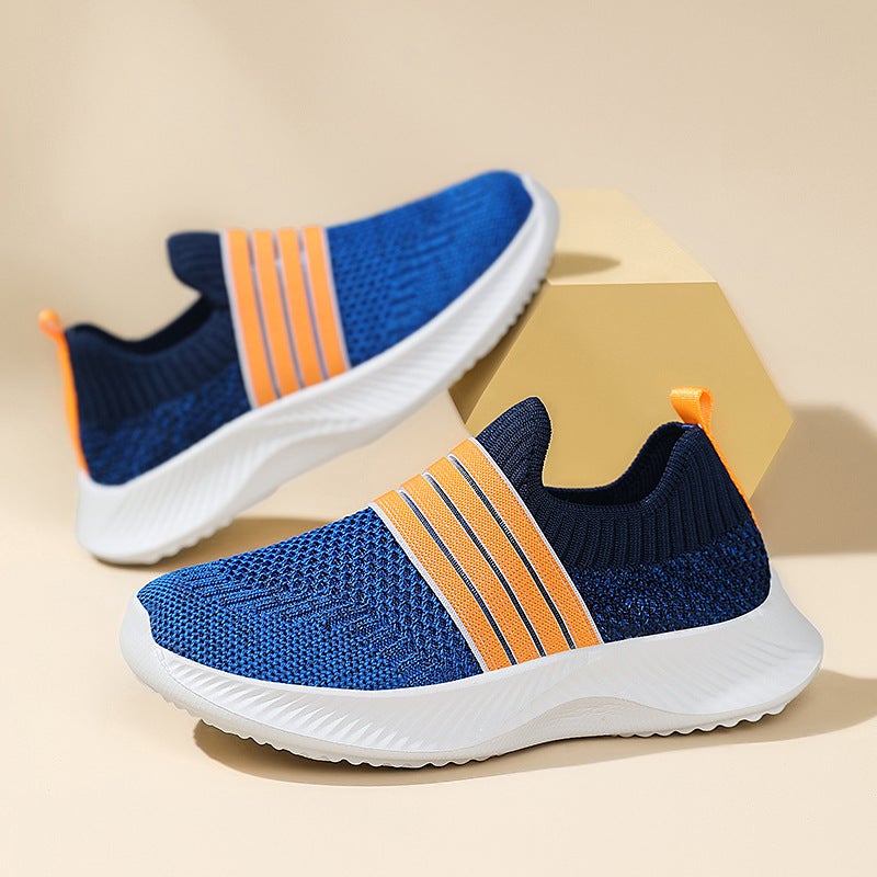 Children'S Shoes Summer Single Mesh Breathable Children'S Sneaker Explosions Flying Mesh Surface Slip-On Casual Shoes For Boys And Girls - Image 5